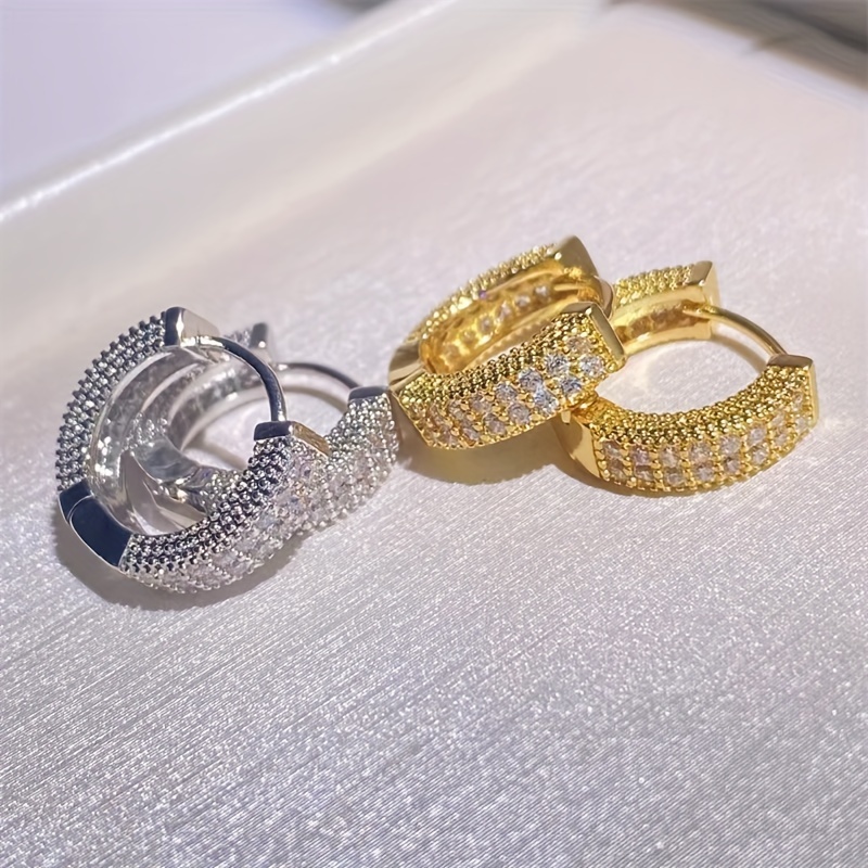 

Zirconia Earrings For Men, New Simple , Trendy Ear Ornaments,