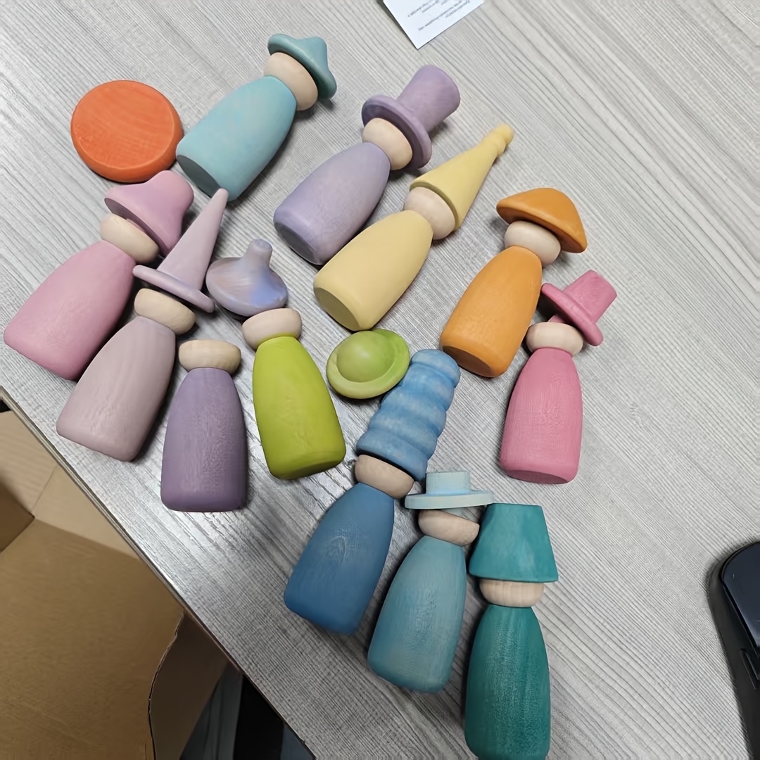Stackable Doll Building Blocks for Creative Play