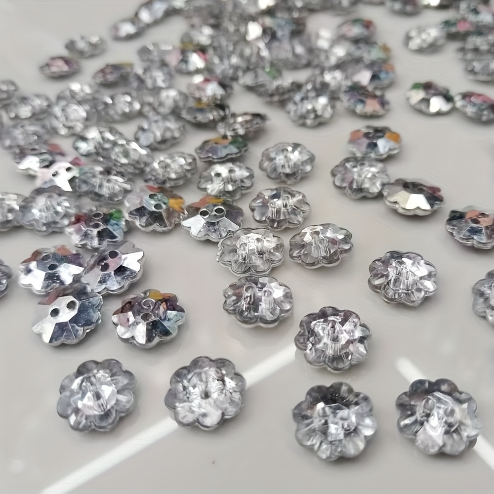 TEMU 50pcs Bottoni Acrilici a da 1,2 cm per Cucito e Accessori Abbigliamento