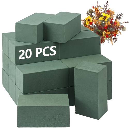 paper 20pcs blocks suitable for fresh and flowers size 4 33 2 95 1 57in for planting and craft materials for wedding table flowers and party decorations