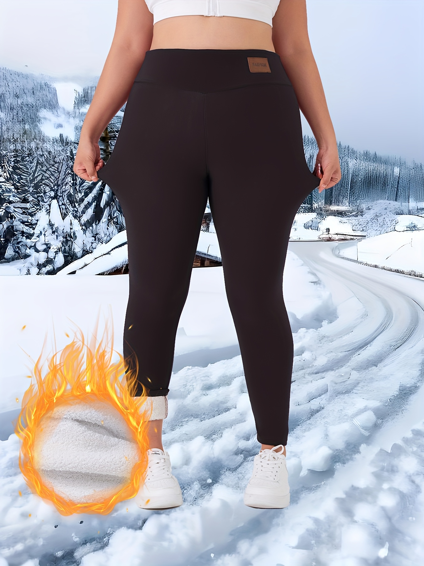 plus size winter thermal compression pants 95% polyester