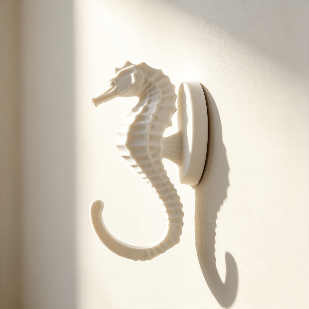 TEMU Crochet , Crochet Mural Adhésif Facile, Porte-Clés Perçage, Crochet Multifonctionnel Trace