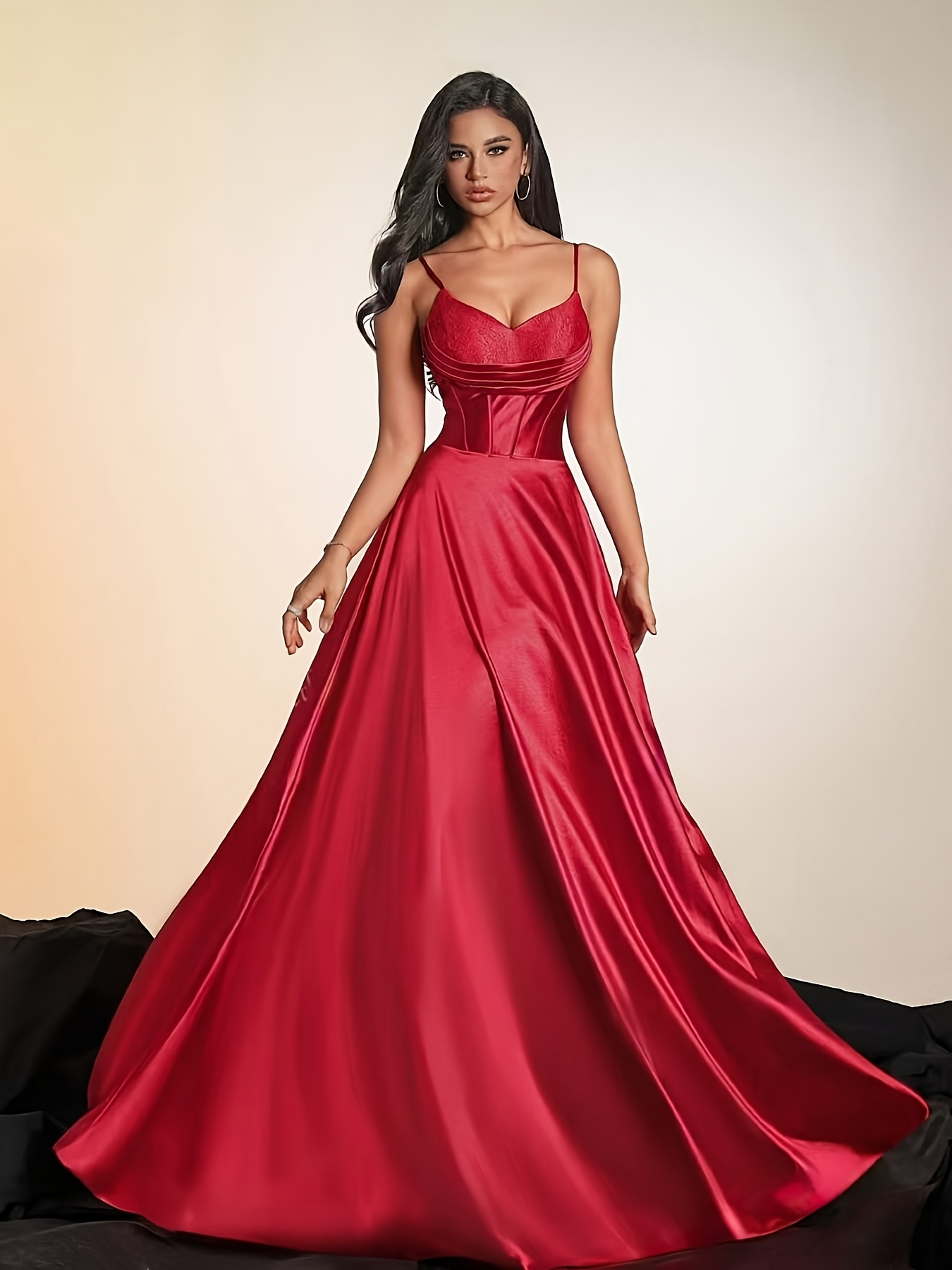 chinese dress ladies Mermaid Sweet Heart Blue Tulle Appliques Long Evening Prom Dresses, Cu –  MarryLover main image 1