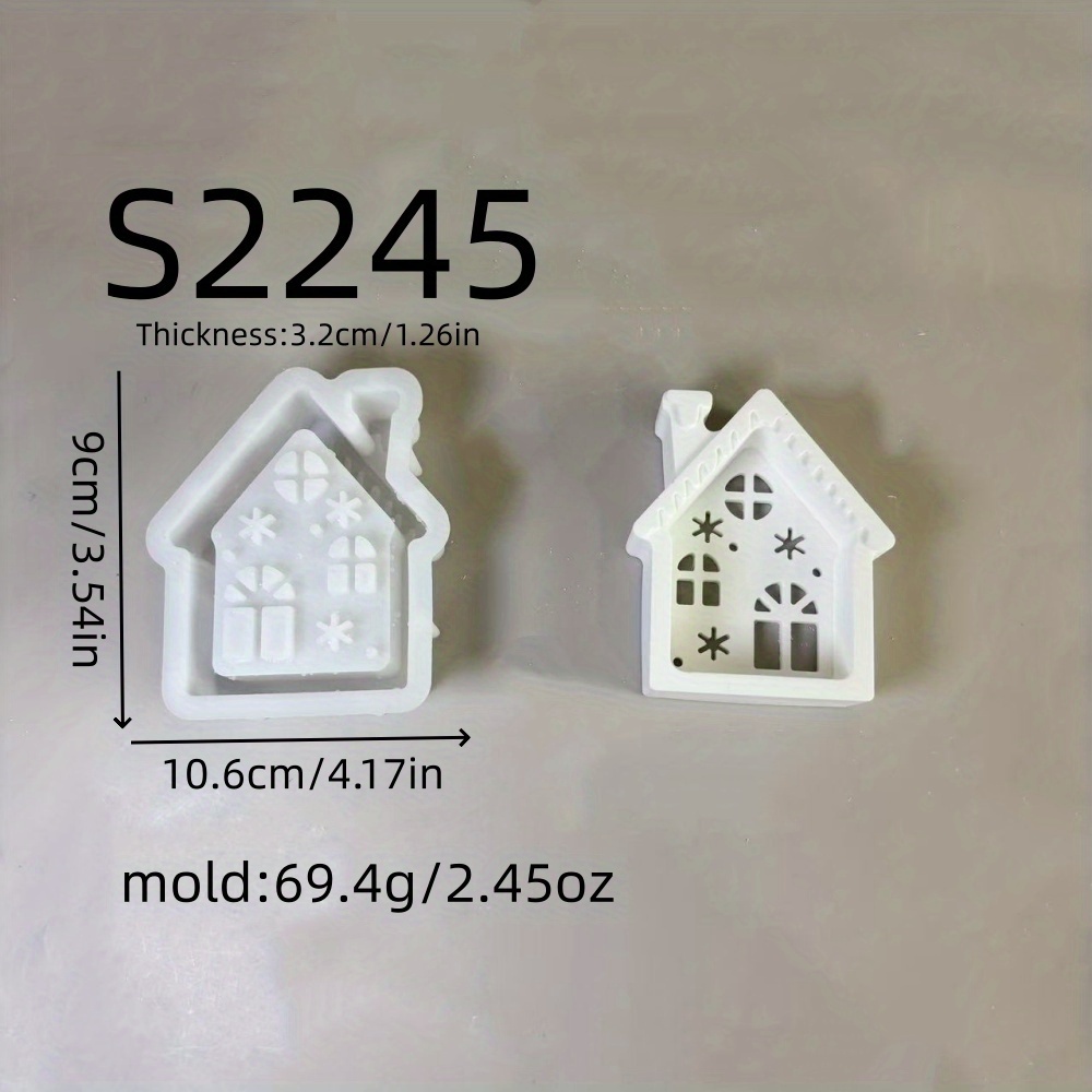 Image of Resin Silicone Mold Chimney Three-dimensional Decoration Silicone Mold Candle Silicone Mold Gypsum Decoration Silicone Mold Silicone Mold Home Decoration Epoxy Resin Mold 70 S2245
