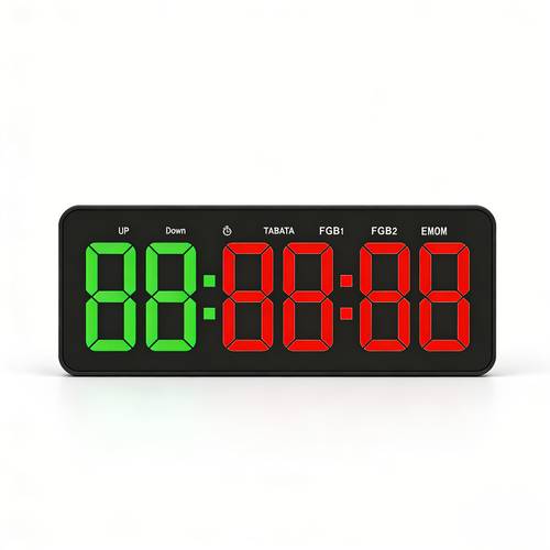 programmable workout schedule with a color led clock fitness enthusiasts without battery