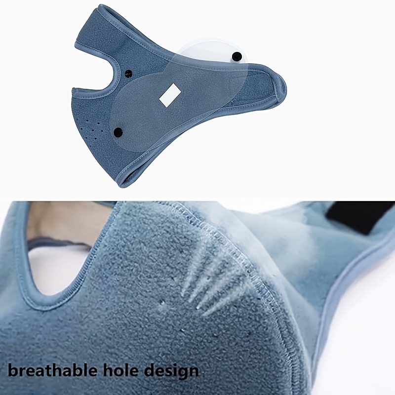 2pcs unisex thickened face mask with ear covers for autumn and winter Product details 4