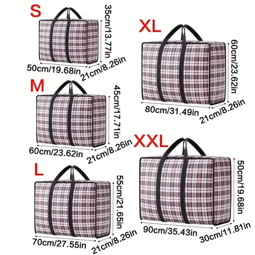 large capacity nylon storage bag for comforter and clothes multi purpose organizer with zipper closure ideal for bedroom and moving packing comforter storage bag