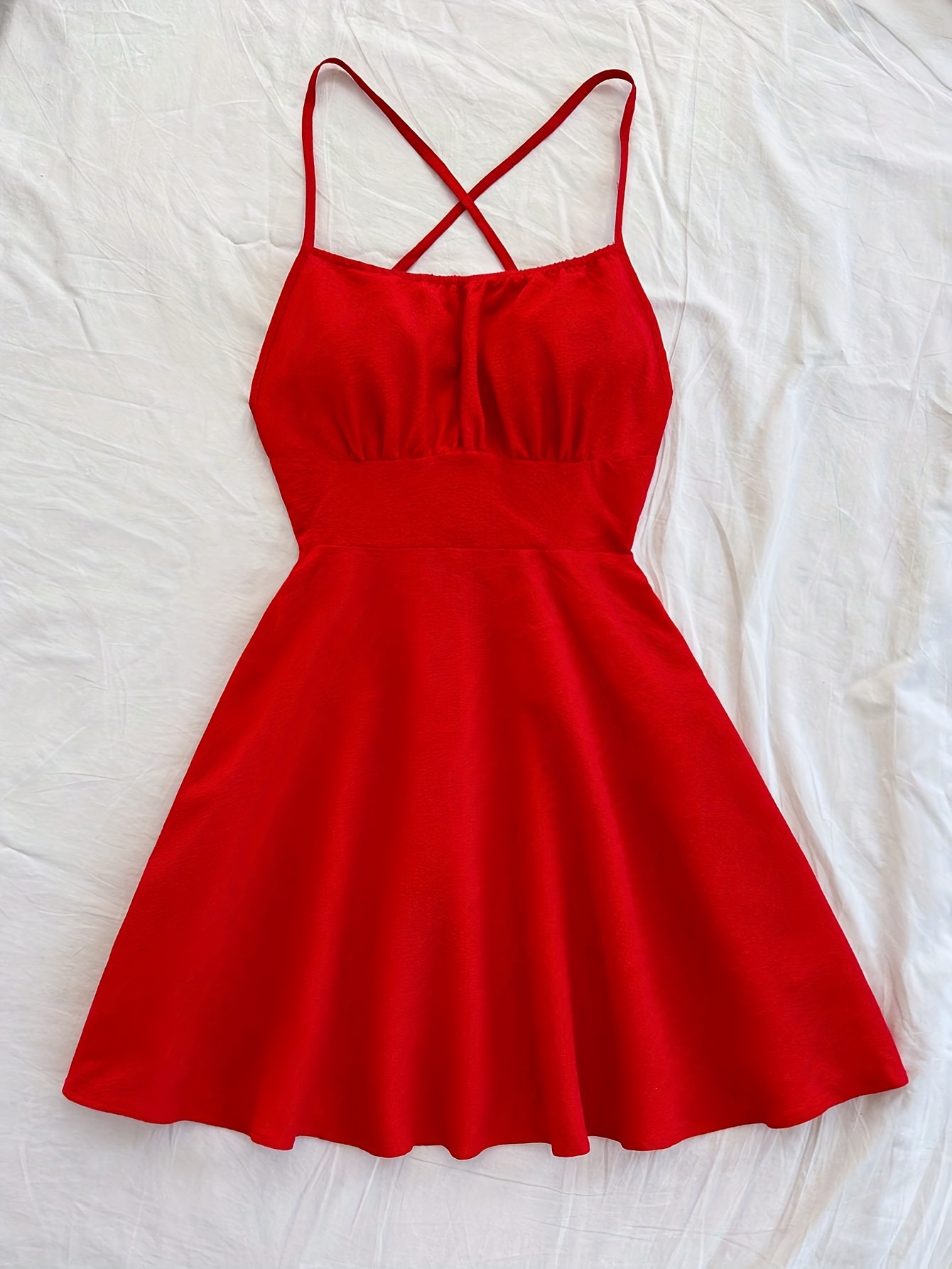 subdued backless dress BOW backless skater dress – The Fashion Cabin main image 1