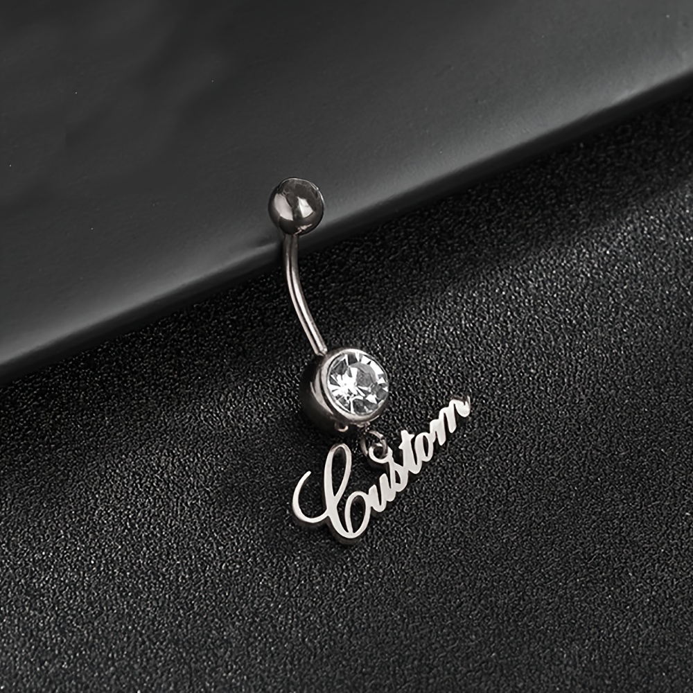 TEMU Anello per Pupicino con Personalizzato da Donna, con Elegante Targhetta Personalizzata in Acciaio Inossidabile. Questo Accessorio Fai-da-Te un