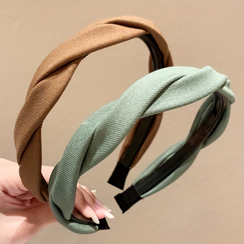 2pcs Women's Hair Clips, Headbands, Accessories, Hair Ties, High-end Stylish Fashion Hair Clips, Face-washing Hair Clips