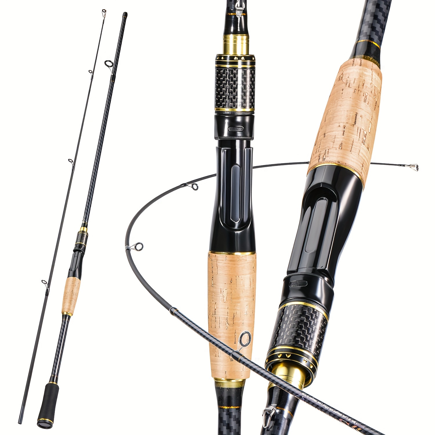Exquisite Fishing Rod Fishing Rod and Reel Combos Carbon Fiber Telescopic  Fishing Pole with Spinning Reel for Saltwater Freshwater Baitcasting Rods  Easy to use : Sports & Outdoors 