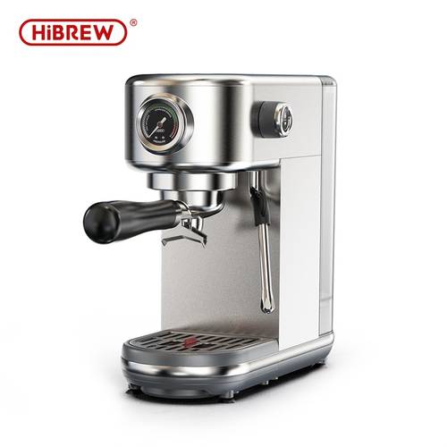 semi automatic espresso machine 20bar pid temperature control pressure gauge cold brew steam milk cappuccino machine 1 3l water tank cold brew adjustable 51mm handle home all in one machine suitable for office home h10b
