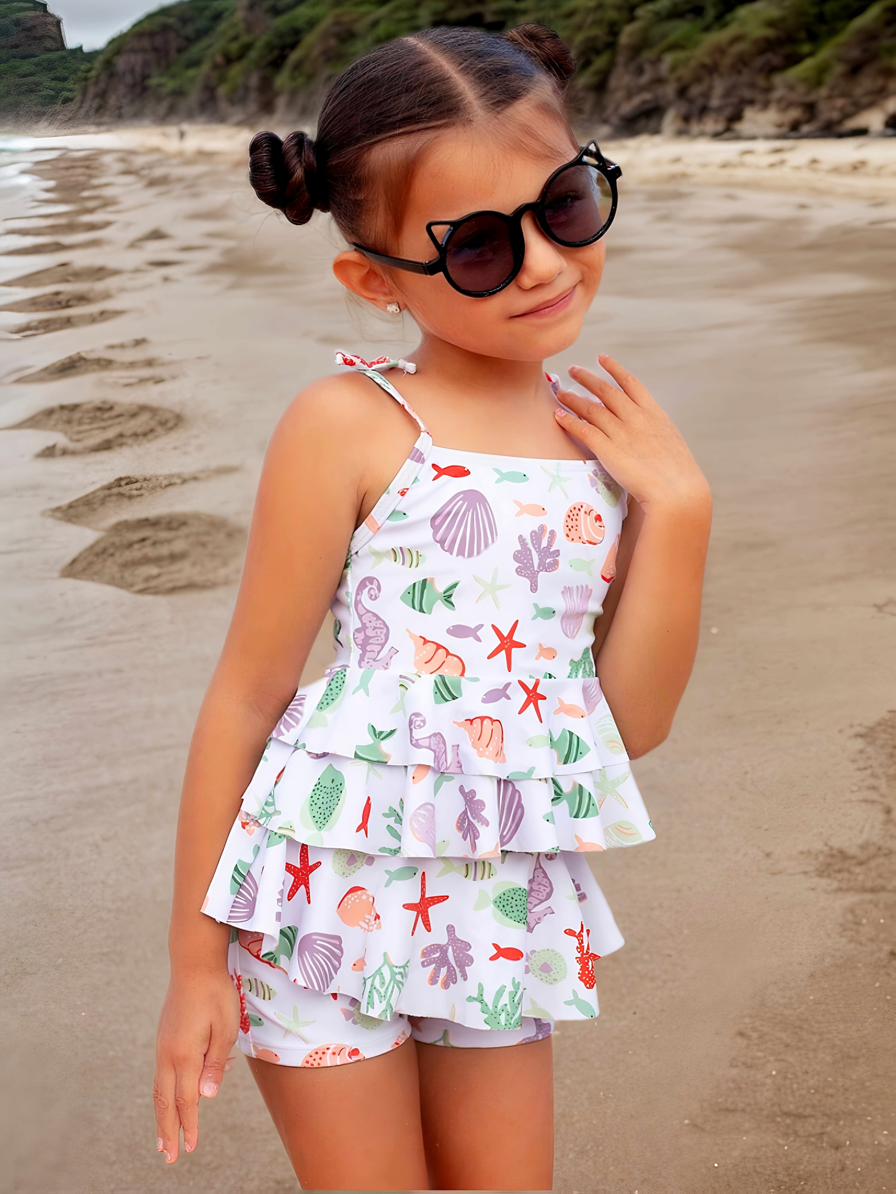 Wholesale Toddler Girl Ladybird One Piece Bathing Suit