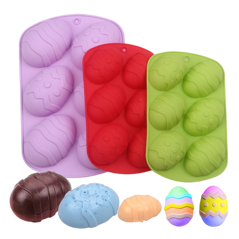 

Easter Large Egg Silicone Mold For Diy Candle, Aromatherapy, And Plaster Soap Crafting, Mold