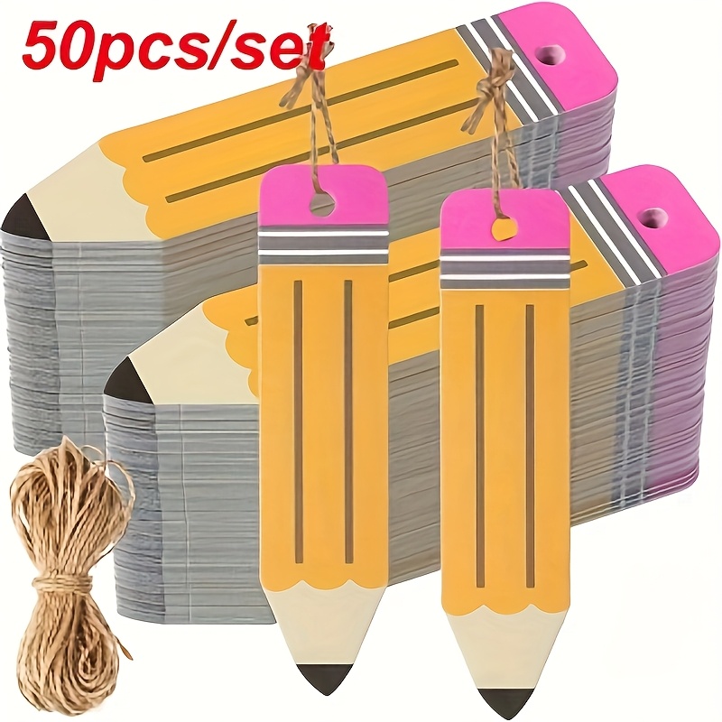 TEMU 50 Étiquettes pour Cartes à Encre, Idéales pour la Rentrée Scolaire, Cadeaux et Emballages de Fêtes