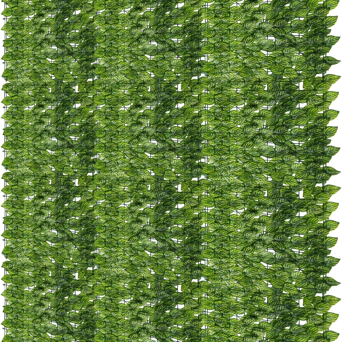 Image of Artificial Ivy Hedge Screens, Ivy Privacy Screens, Privacy Fences, Rolls, And Ivy Leaves, Perfect For Outdoor Patio Areas
