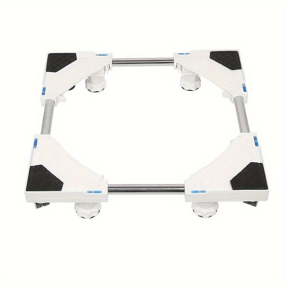 Washing Machine Stand, Washing Machine Mobile Stand, Base With 4 Swivel Wheels, Adjustable Length, Washing Machine Home Appliance Stand