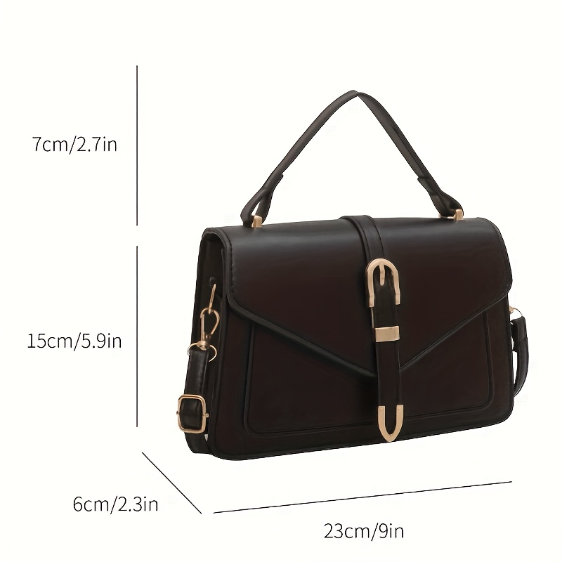 Bandolera para Mujer con Correa de Cadena Desmontable y Cierre de Hebilla Dorada - Bolso Cuadrado Casual en Caqui/Blanco/, Diseño de Patrón de Cuadros para el Uso Diario y Viajes, Bolsa Versátil | Detalles de Lujo