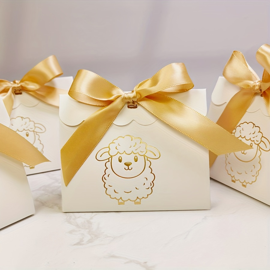 

10pcs, Sheep Eid Al Adha Candy Boxes Ramadan Kareem Decoration For Home Muslim Islamic Festival Party Supplies