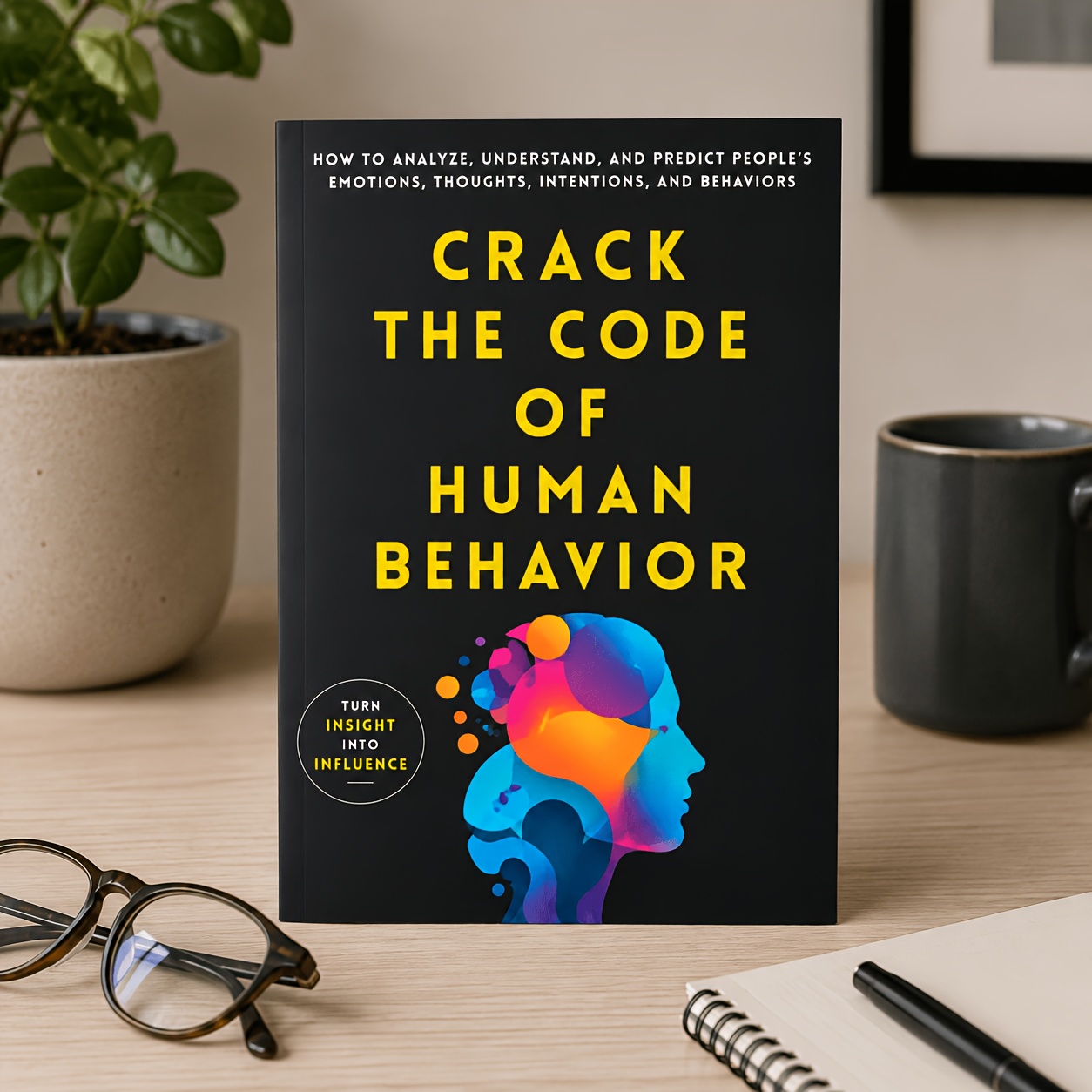 TEMU Crack The Code Of Human Behavior Paperback Book, Practical Guide To Reading People, Body Language, Motivation, & Communication Skills