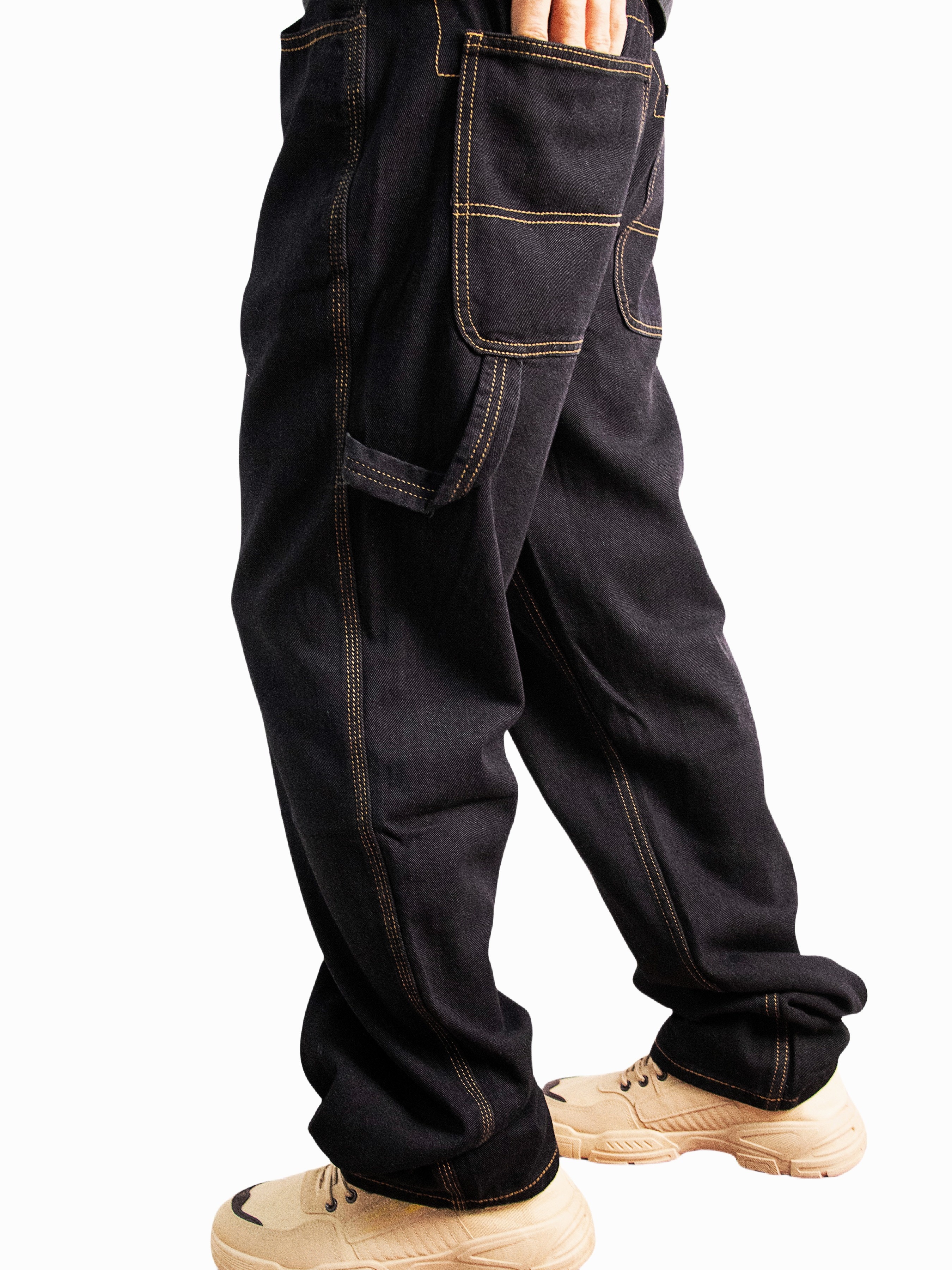 Men's Jeans West Coast Street Dance Skateboard Pants Men's Street Loose Hip Hop Oldschool Denim Pants