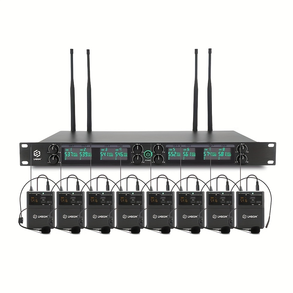 Lmbgm Uhf Professional 8 Handheld Wireless Microphone, Suitable For Large-scale Concerts, Conference Broadcasting, Activities And Celebrations And .