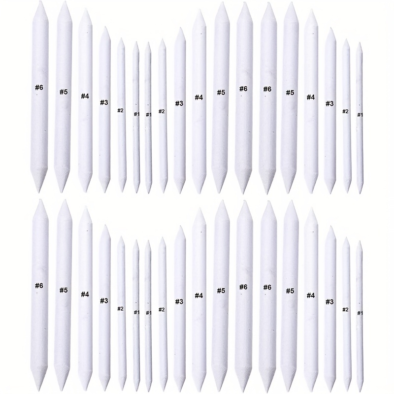 Image of 36 Mixed And Tortillas, Paper Art Blenders, Art Pencils, Artist Student Sketching Drawing Tools, Painting Supplies, Suitable For Student Artist Charcoal Sketching