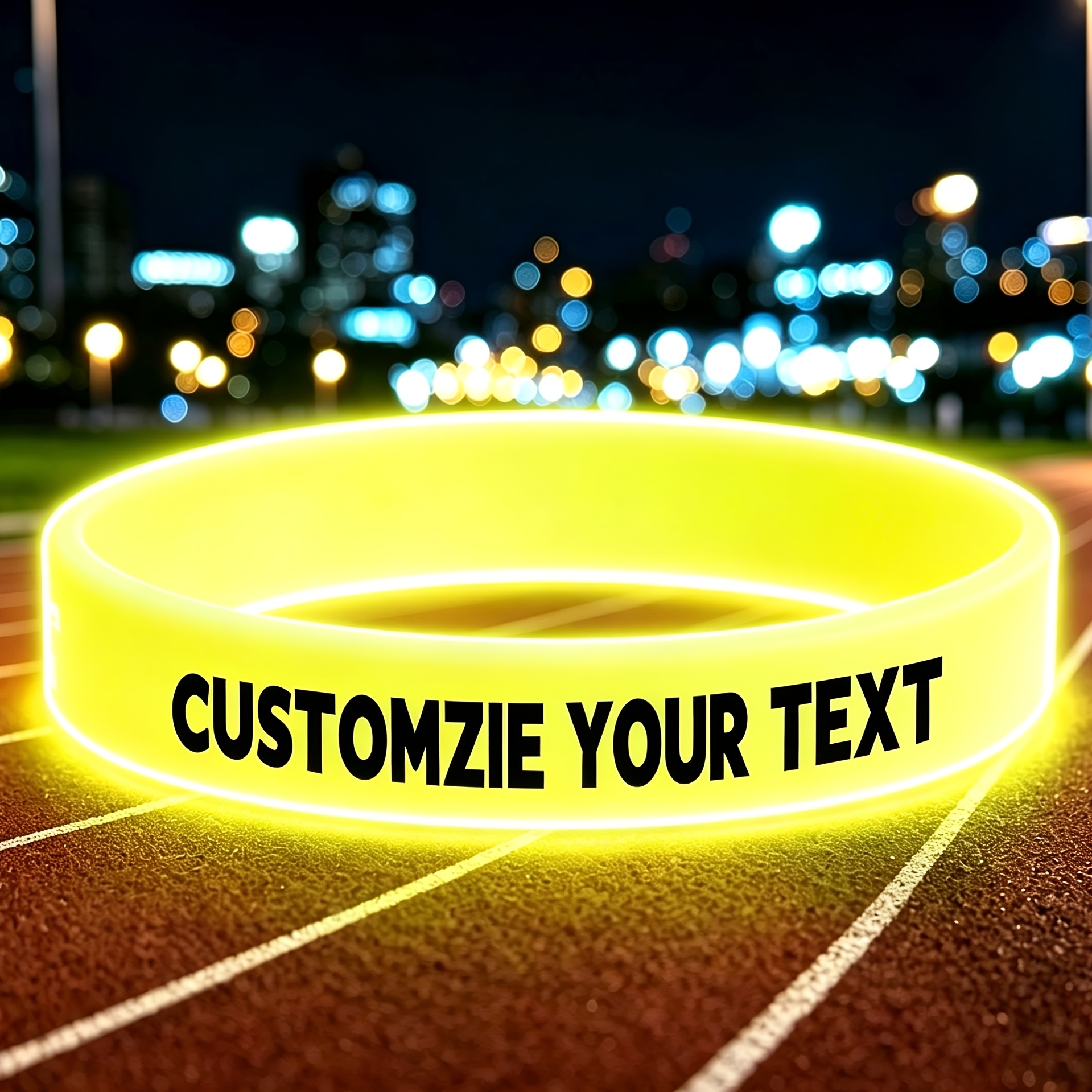 64pcs Custom Luminous Bracelets, Multifunctional for Various Occasions