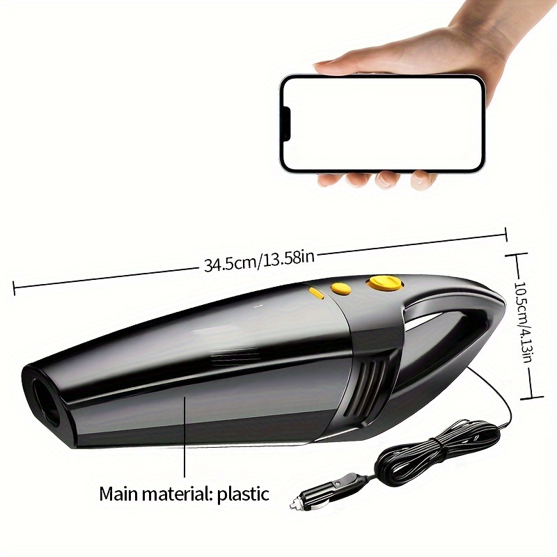 

Car Mounted Vacuum Cleaner, Super Strong, High-power, Highsuction, Dry And Wet Dual-purpose Sedan, Small, Mini, Handheld, Multi-functional, Portable