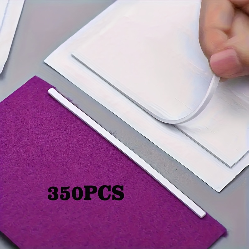 50/350/550pcs Strong Double-sided Foam Strip Tape, 3d Craft Adhesive Strips, Thick And Flexible, Suitable For Shake Cards, Scrapbooking, Office Organization, And Other Crafting Applications