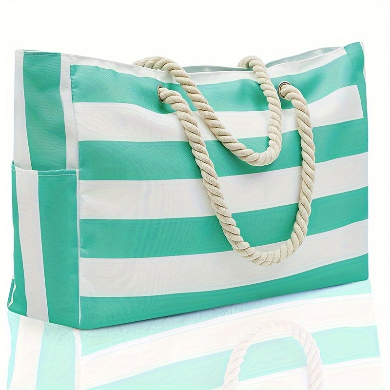 

Chic Bohemian Beach Tote - Spacious Polyester Travel Duffle, Gym, Yoga & Sports - Stylish Mixed Color Shoulder Bag