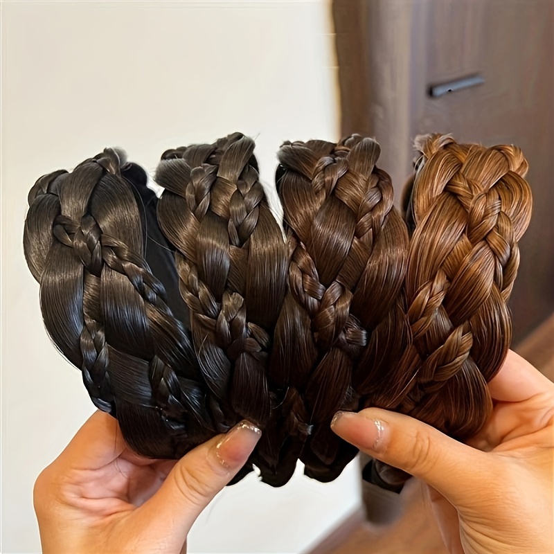 

's Braided Headband - 6- Synthetic , Twist For Updos & Coverage