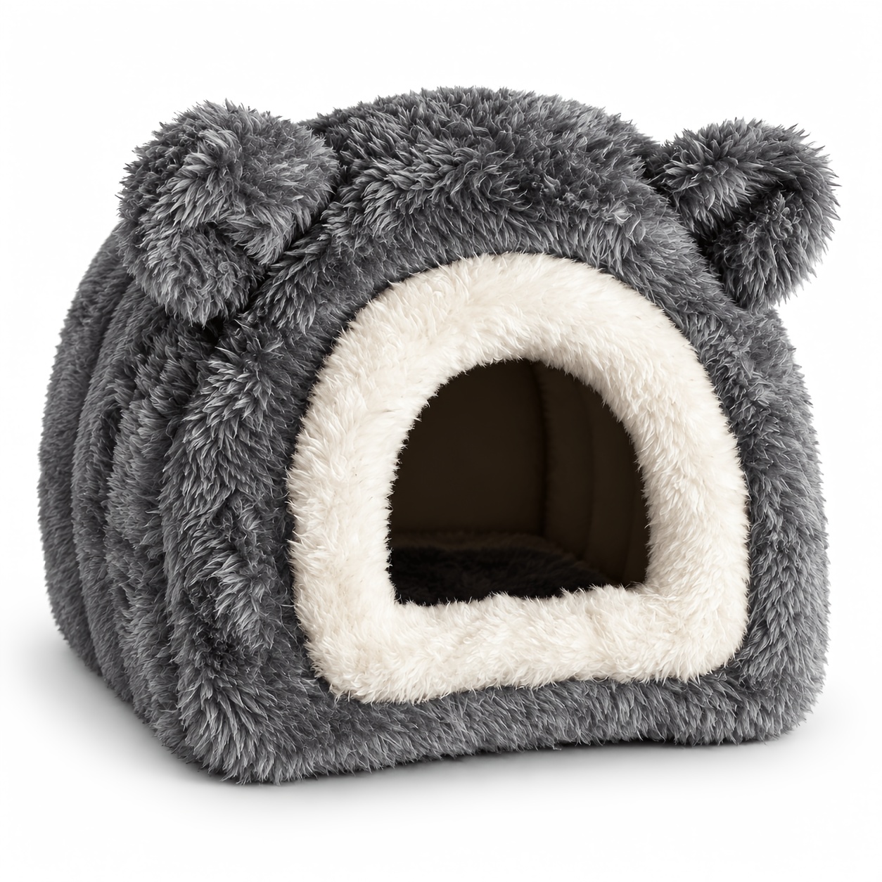TEMU Cama para animales pequeños con diseño de orejas adorables, cama acogedora y cerrada para hámsters, cobayas, , jerbos y otros mascotas pequeñas