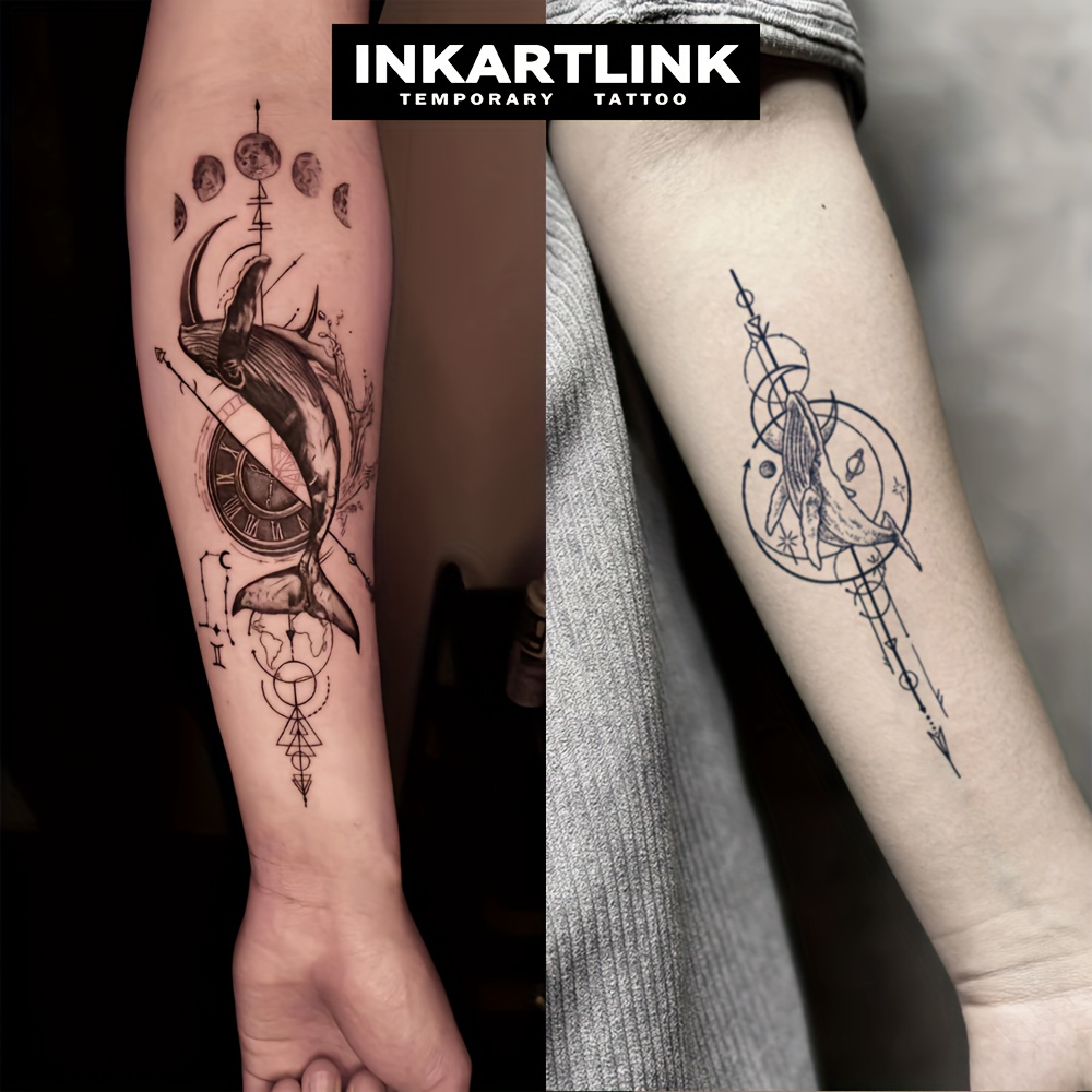 Temporalis Fake Tattoos – Minimalistische Sterne, Wasserfest & Vegan, Hält Bis Zu 2 Wochen