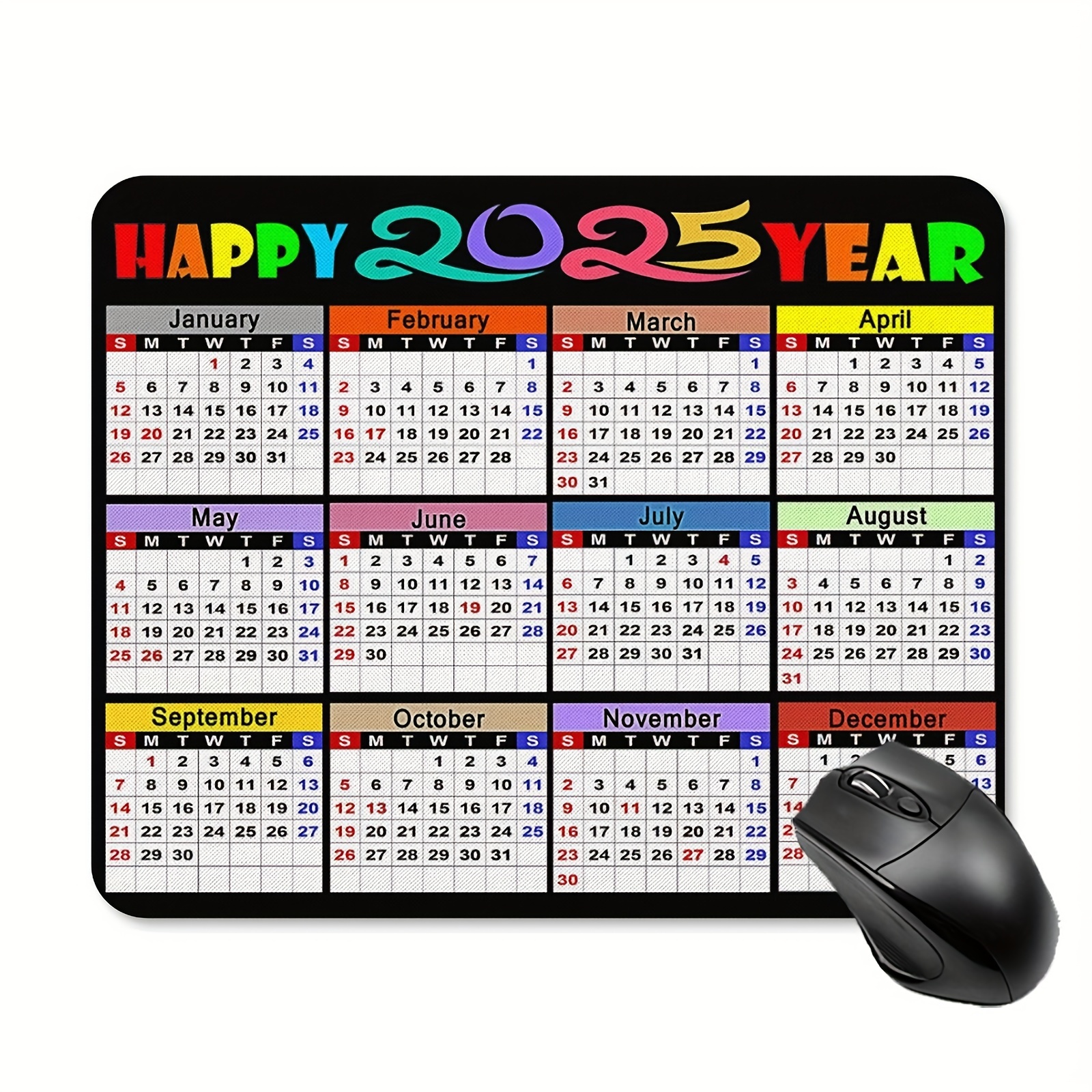 

2025 - , Non-slip Rubber Desk Mat 9.45 X 7.9 Inches - Waterproof Office Accessory For Pc & Laptop