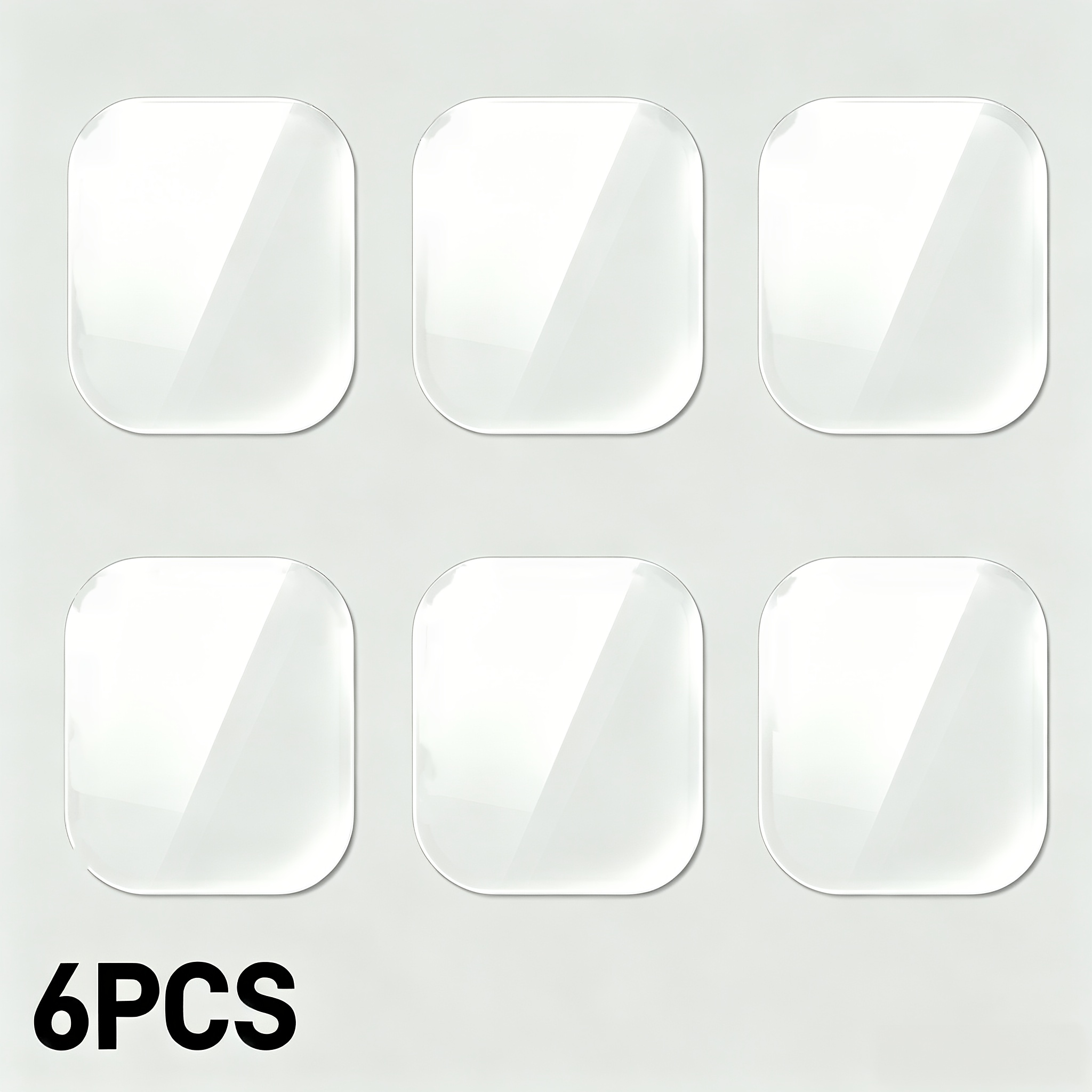 TEMU [Lot de 6] d'écran pour Apple Watch /2/1 [49 mm], Film en verre trempé, Résistant aux rayures, HD, Tactile , 9H, Installation facile, bulles