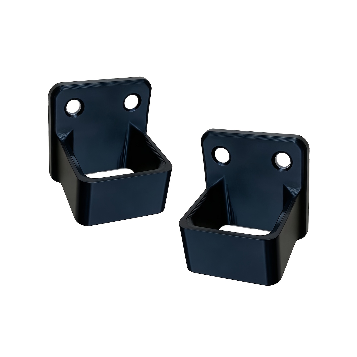 TEMU 2pcs Plastic Wall-mounted Spray Bottle Rack, Drill-mounted Design, Store Window Display Rack, Garden And Workshop Watering Can Storage Rack,