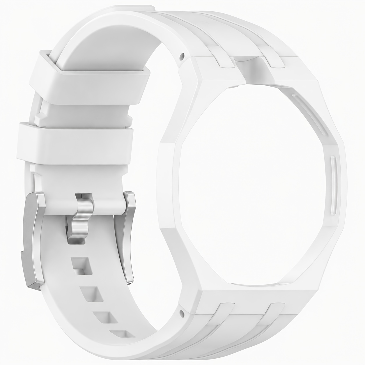 TEMU Correa de reloj integrada de silicona compatible con Swatch AP Collaboration, banda de repuesto deportiva unisex de moda, 8 colores disponibles