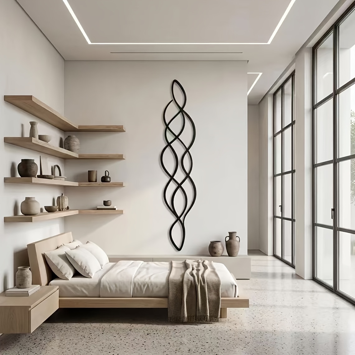 abstract wall art sold on Temu United States