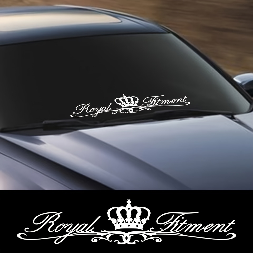 thumbnail image 2 of King Of The Road Royal Fun JDM Stance Windshield Decal - 38.5x8 Inches 2 of 4