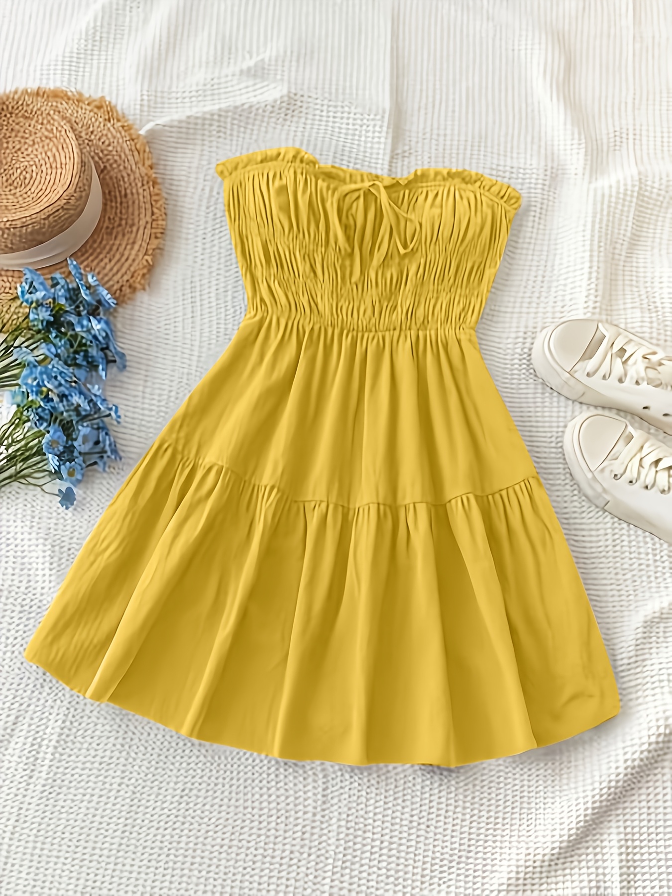 yellow short dresses sold on Temu United States yellow short dresses sold on Temu United States