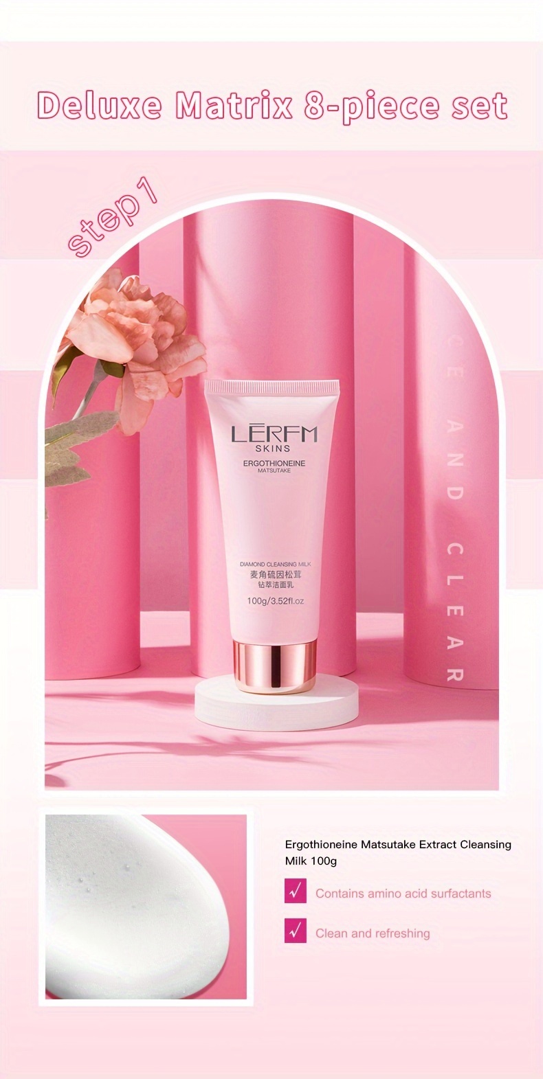 skincare set hydrating brightening firming quickly absorbed contains hyaluronic acid premium ladies set suitable for   types christmas gift box new year present details 1