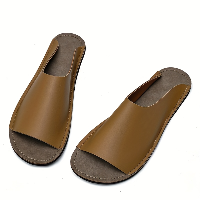 mens summer slide sandals comfortable soft sole breathable open toe   black   cover with eva outsole casual low   for outdoor and casual attire summer sandals Product details 6