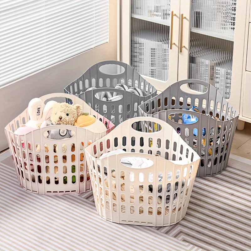 

Foldable Laundry Basket - Breathable, Design For Clothes, Towels, Socks & Toys - Bathroom & Bedroom Storage, Baskets, Bins & Containers For Home Organization