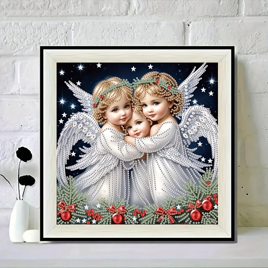 Image of Diy Diamond Painting Kit (frameless - 5d Partial Special Shaped Mosaic Handmade Craft, Suitable For Home Wall Decoration 30*30cm/*11.81in)