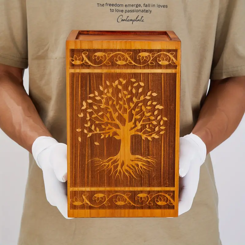 Neues Design Holz Urne Box für Erwachsene Asche Holz Feuer bestattung Urne für m Neues Design Holz Urne Box für Erwachsene Asche Holz Feuer bestattung Urne für m