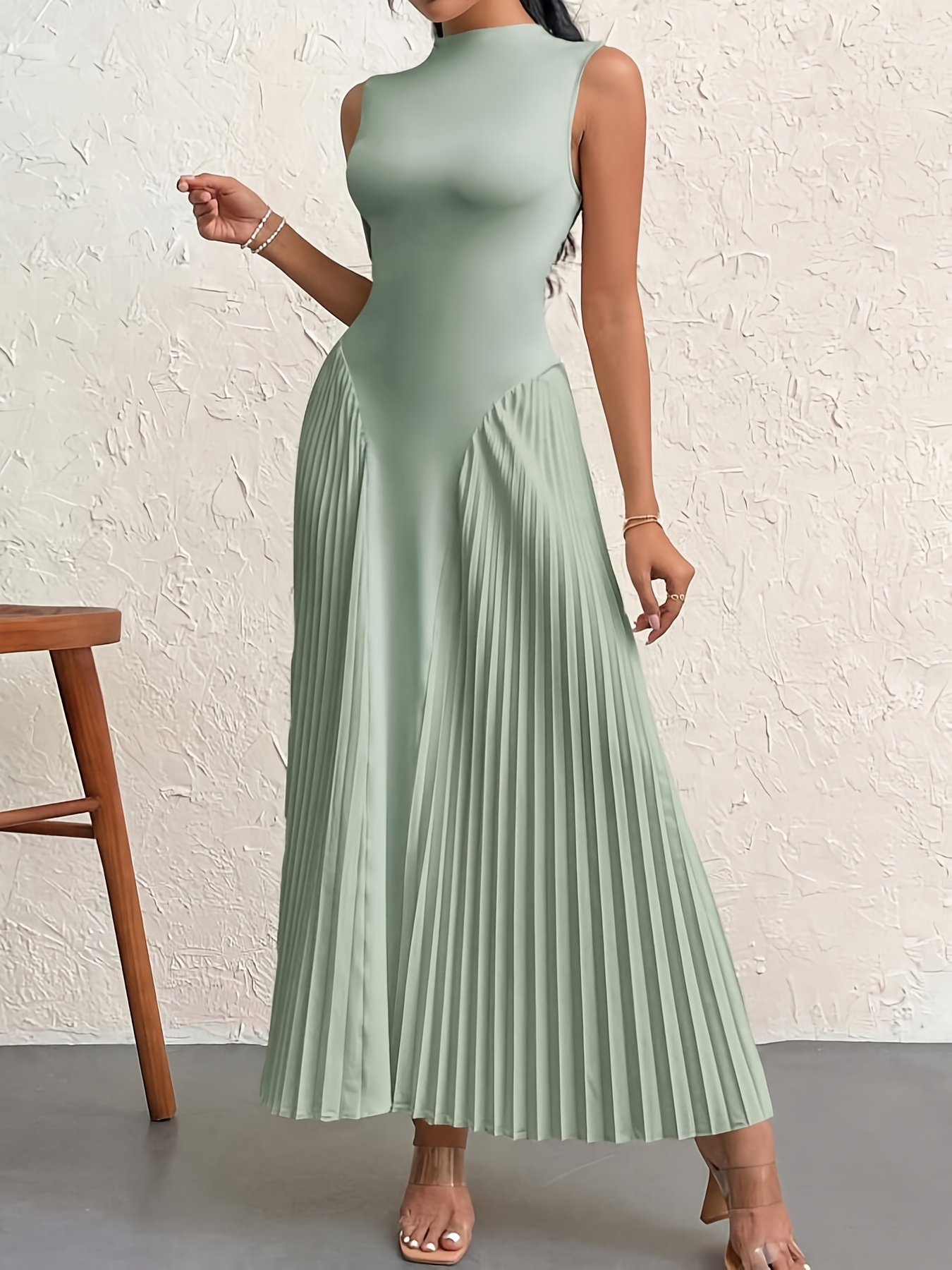 chinese dress ladies Ladivine 7449 Elegant Satin A-Line Formal Gown Champagne / 14 main image 1
