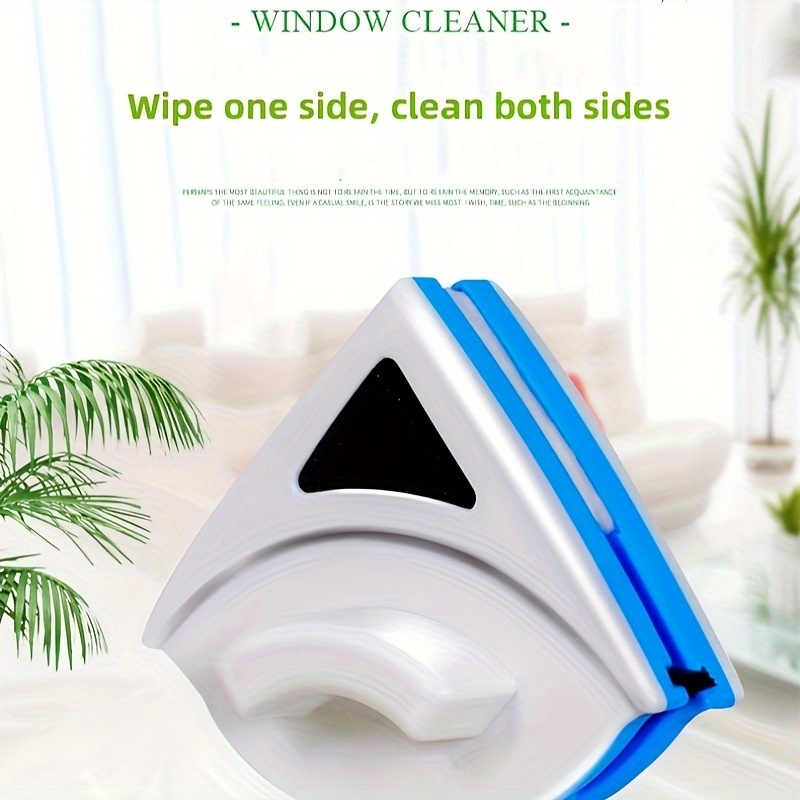 

Versatile Double-sided Window Cleaner - Magnetic Glass Wiper For High-rise Windows, Ideal For Bedroom, Kitchen, Living Room & Outdoor Use