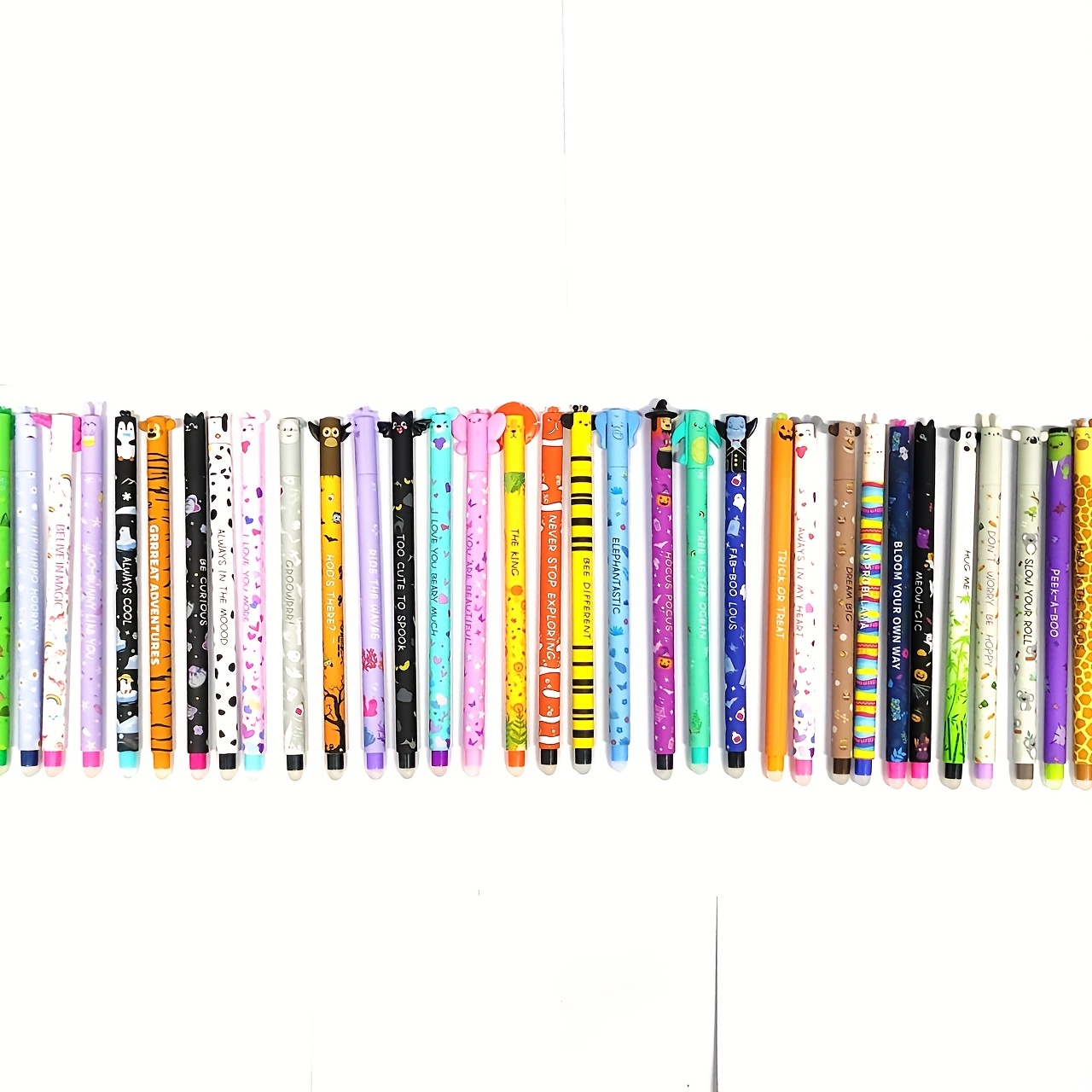21pcs erasable pen set random styles 0 7mm refills office supplies writing tools replaceable ink cartridges multiple colors included old   Product details 2