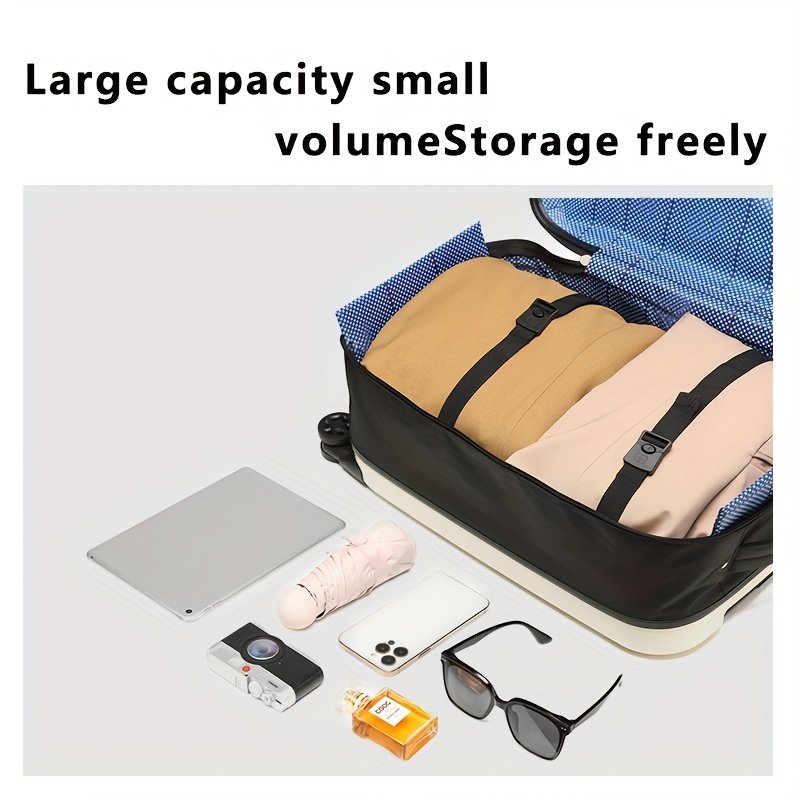 Lightweight Multifunctional Trolley Suitcase with Single Direction Wheel